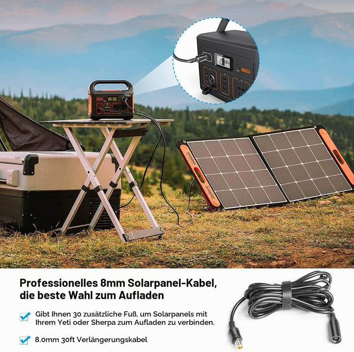 KFD 8,0MM Verlängerungskabel Solarpanel SolarSaga 100 von Jackery Solarmodul Kabel für Jackery 60W 1