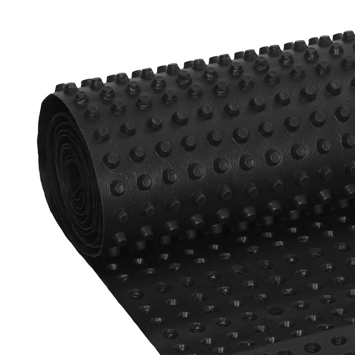 vidaXL Dimpled Drainage Sheet Schwarz 0,5 x 10 m HDPE, Garten und Terrasse, moderne Drainagefolie, O