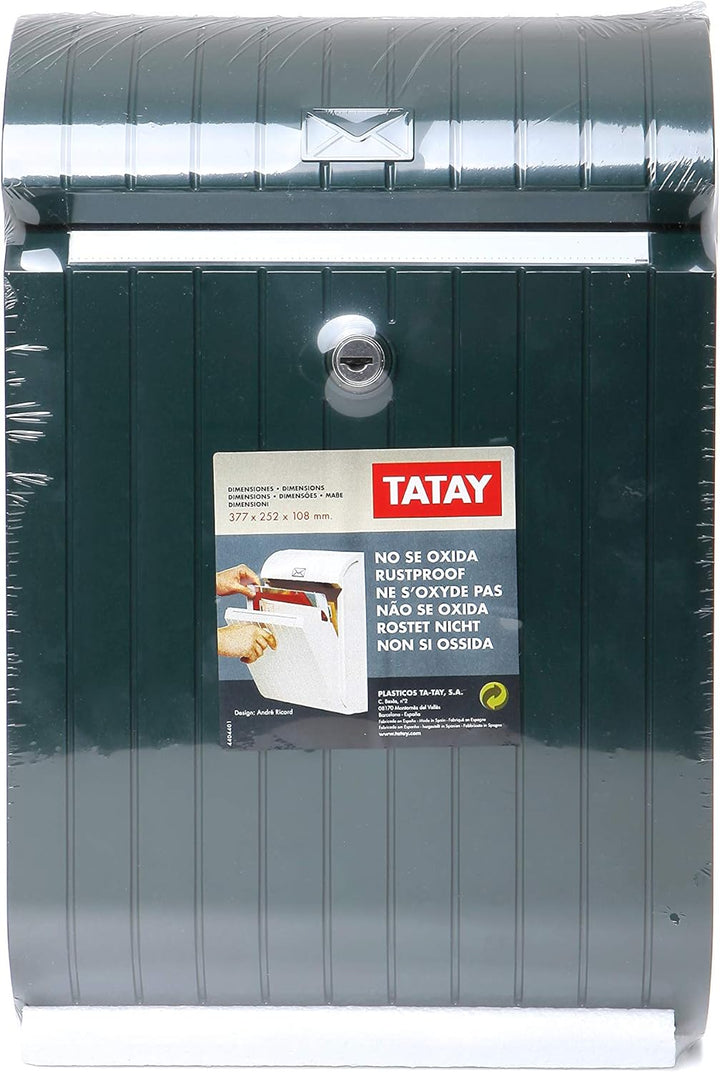 Tatay 0044003 - Briefkasten, grün Vert Foncé, Vert Foncé