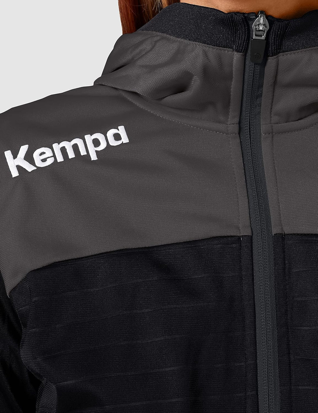 Kempa Herren Emotion 2.0 Kapuzenjacke XL schwarz/anthra, XL schwarz/anthra