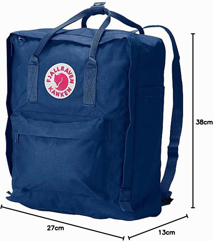 Fjällräven Unisex Kånken Rucksack Blau(blau (Navy)) 38 x 27 x 13 cm, 16 L Single, Blau(blau (Navy))