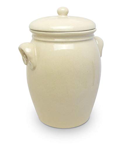 Original K&K Rumtopf 7,0 Liter beige - Form 2 / Mehrzwecktopf/Keramiktopf