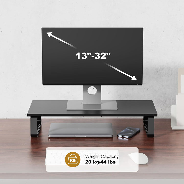 RICOO Monitor Schreibtischaufsatz Schreibtisch Aufsatzregal Ständer für Computermonitore FS0111 Moni