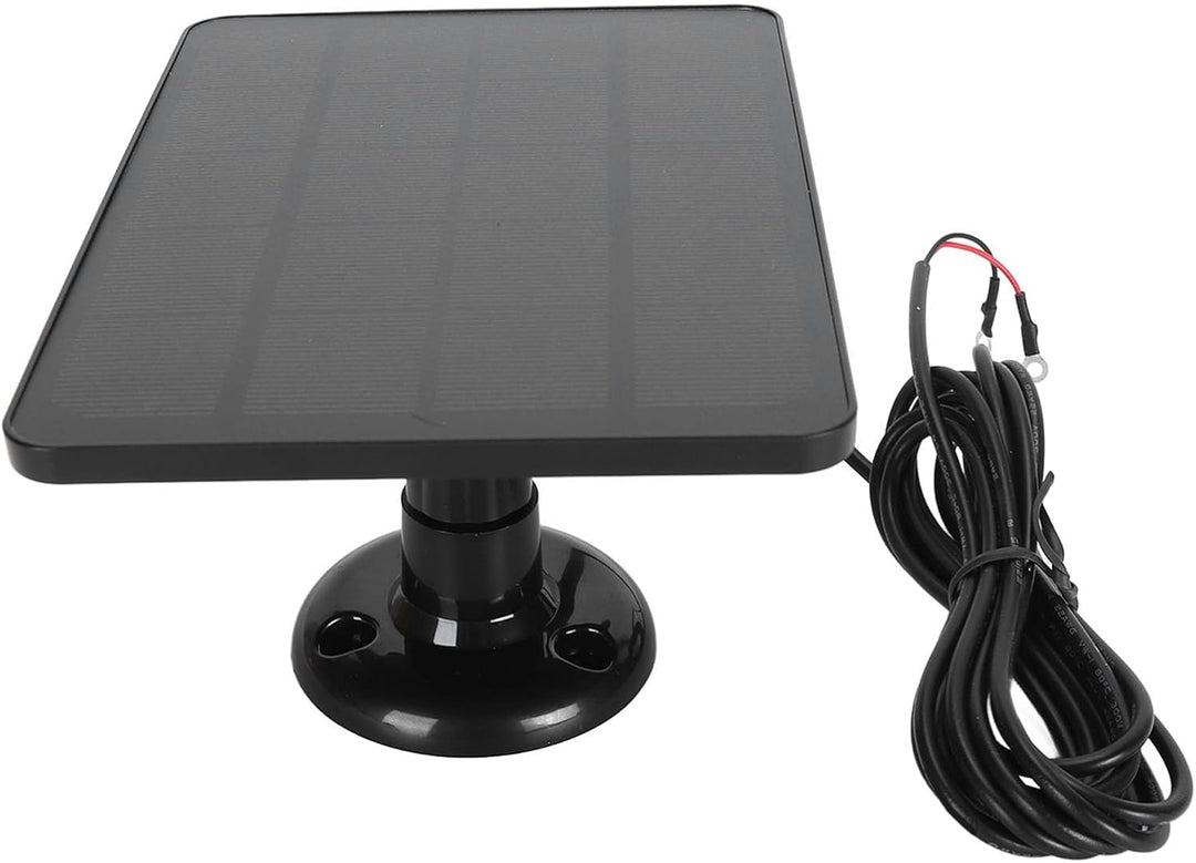 JTLB Solarpanel-Kamera-Ladegerät, 10 W Video-Türklingel-Solarpanel-Ladegerät Nest Türklingel 2K-Kame