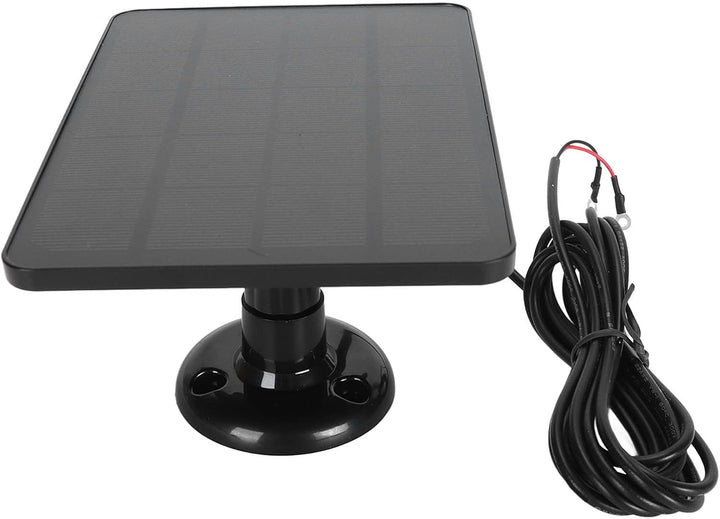 JTLB Solarpanel-Kamera-Ladegerät, 10 W Video-Türklingel-Solarpanel-Ladegerät Nest Türklingel 2K-Kame