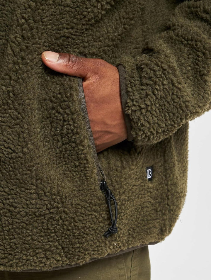 Brandit Teddyfleece Worker Jacket 7XL Oliv, 7XL Oliv