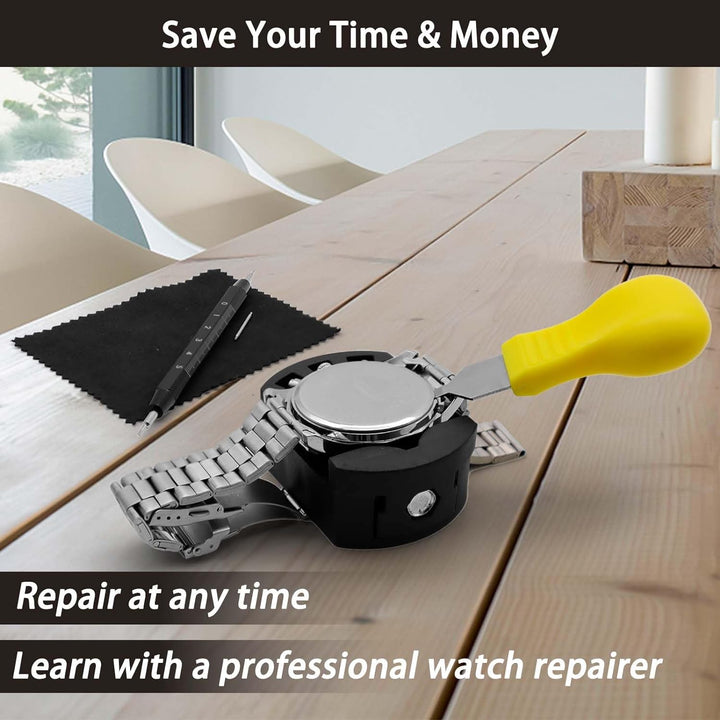 Uhren Reparatur Set, GLDCAPA Professionelles Uhrenbatterie Ersatz Set, Uhrenreparaturwerkzeuge mit T