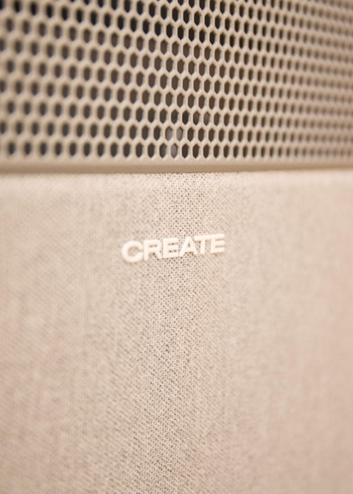 CREATE/WARM TEXTILE INVERTER/Wand- oder Standkonvektor mit WLAN Grau mit Standfüsse/Inverter-Technol