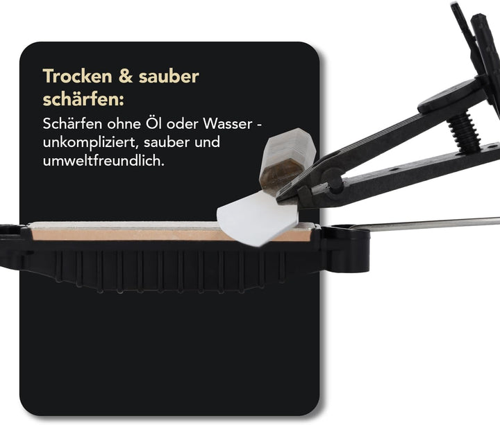 DMT Diamond Whetstone™ Diamant Mini-Schleifstein 4" (10 cm) Extra-Extrafein | Kompakter Wetzstein fü