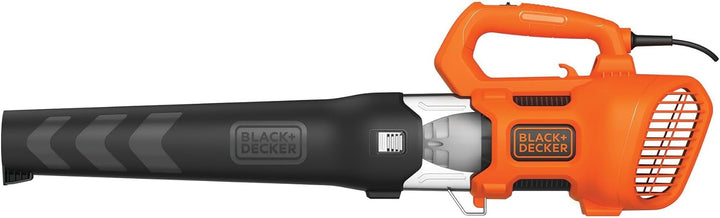 Black+Decker Axial Elektro-Laubbläser BEBL185 (1.850W, Laubgebläse mit hoher Blasgeschwindigkeit von
