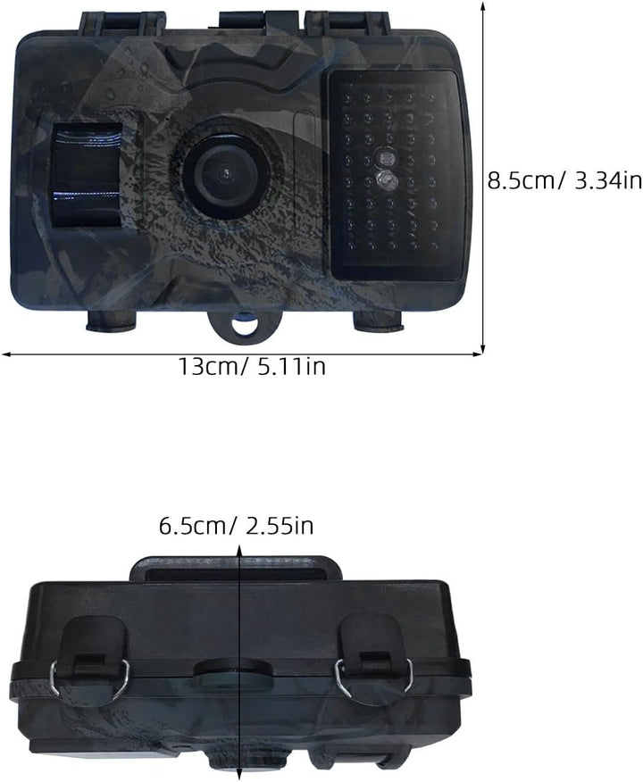Cabilock Wild Kamera 1080p Jagdkamera mit 2 Zoll Bildschirm und Infrarot Nachtsicht Outdoor Camcorde