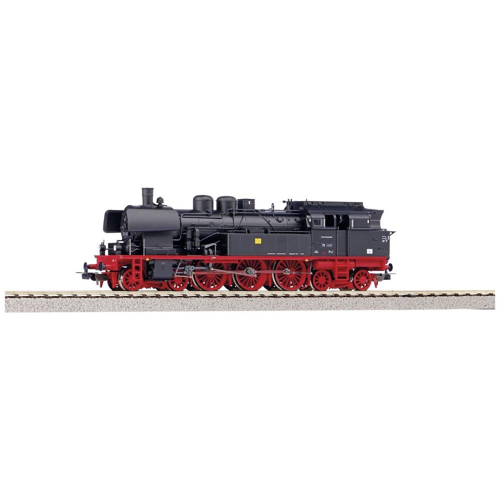 Piko H0 - Dampflok BR 78 der DR, Schwarz, UHF, Modellbahnlokomotive, für Hobbyisten, Eisenbahn-Enthu
