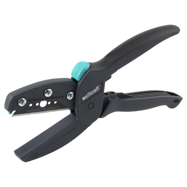 wolfcraft Allesschneider megaCut PRO – Profi-Multischneider mit PRO SHARP Klinge, ergonomischem 2-Ko