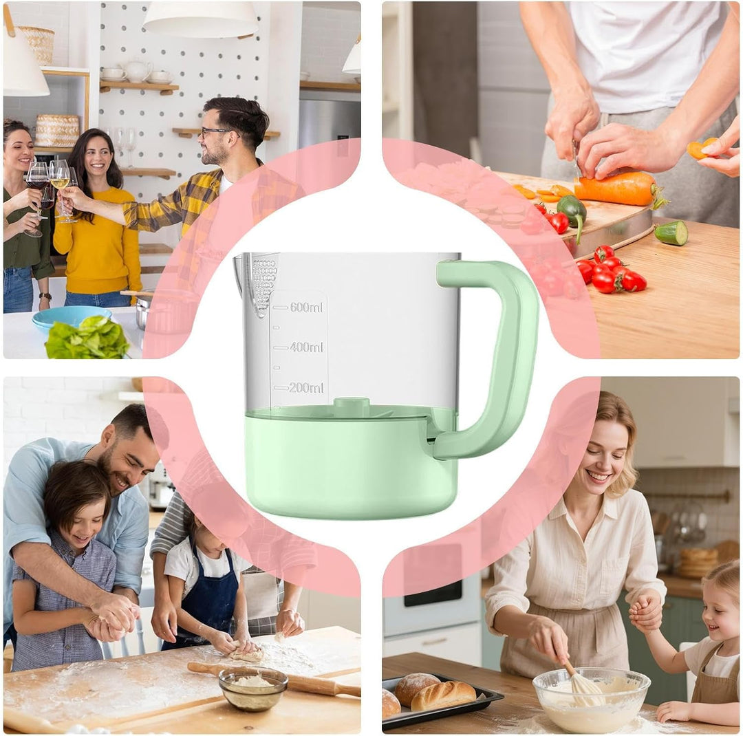 Handgehaltener Eierquirl,Kabelloser Lebensmittelmixer - Wiederaufladbarer Handmixer Filterplatte,Für