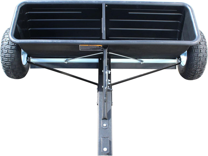 SECURA Salzstreuer Streuwagen Streuanhänger - 1m Streubreite (80 Liter)