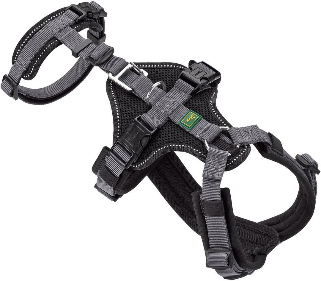 HUNTER Sicherheitsgeschirr Maldon Farbe schwarz/grau, Grösse M M schwarz/grau, M schwarz/grau