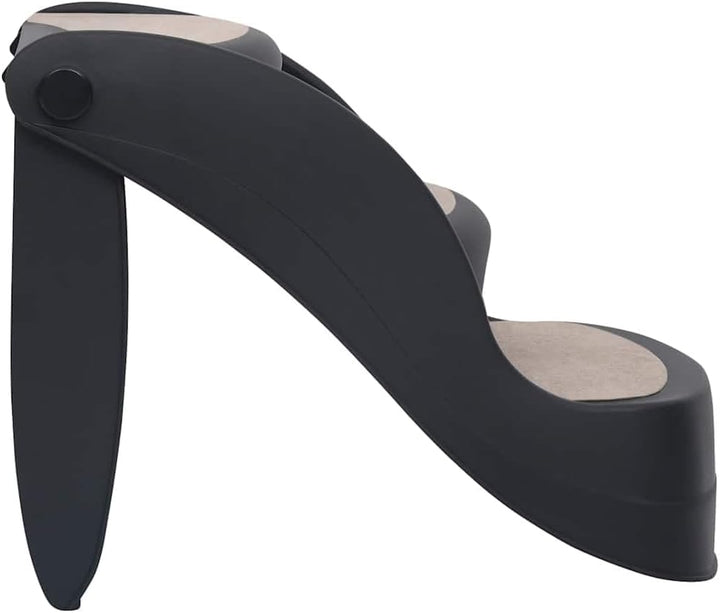 vidaXL Hundetreppe mit 3 Stufen Klappbar Schwarz, Schwarz