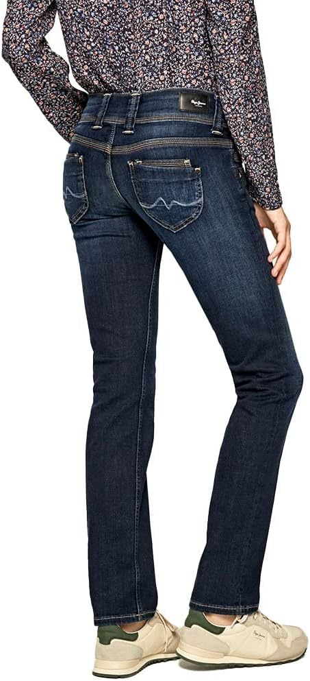 Pepe Jeans Damen Straight Leg VENUS 24W / 30L Blue (Denim-h06), 24W / 30L Blue (Denim-h06)