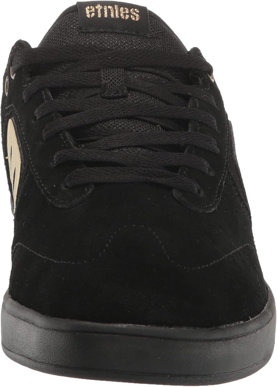 Etnies Herren Windrow Low Top Skateschuh 42.5 EU Schwarz Goldfarben, 42.5 EU Schwarz Goldfarben