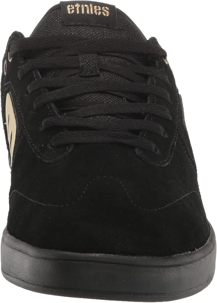 Etnies Herren Windrow Low Top Skateschuh 42.5 EU Schwarz Goldfarben, 42.5 EU Schwarz Goldfarben