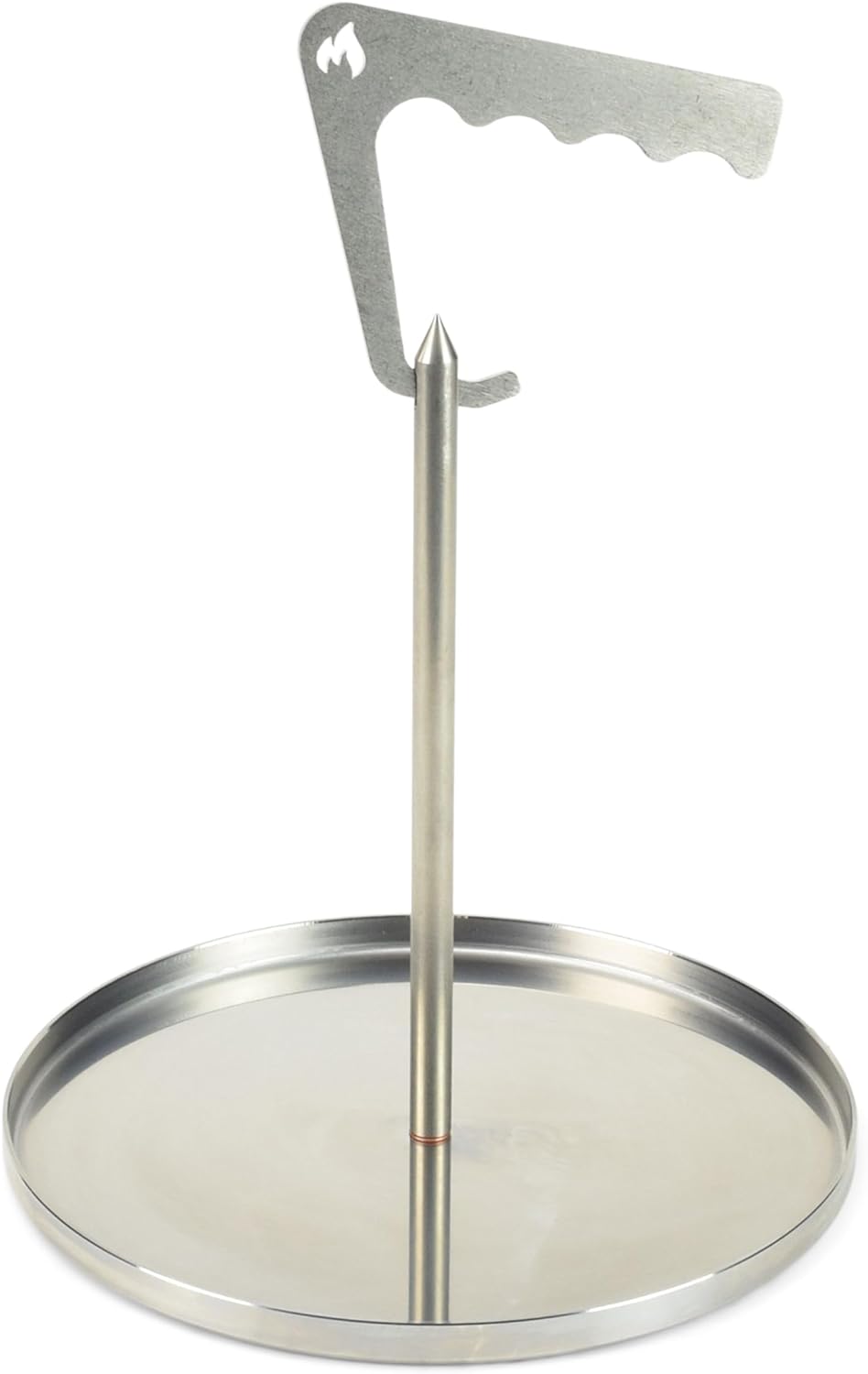 Grillrost.com Das Original Edelstahl Spiessturm mit Wanne - für Grill Smoker und Backofen