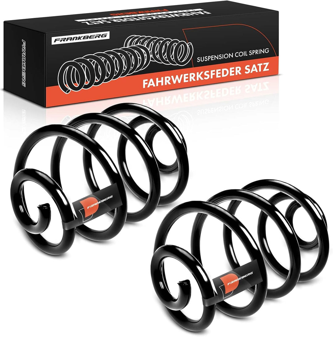 Frankberg 2x Federn Fahrwerksfeder Hinten Kompatibel mit Corsa C F08 F68 2000-2009 Corsa C X01 2000-