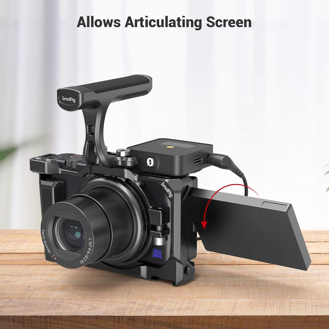 SMALLRIG ZV1 Cage mit Eingebautem Cold Shoe für Sony ZV-1F / ZV1 / ZV-1 II Kamera - 2938