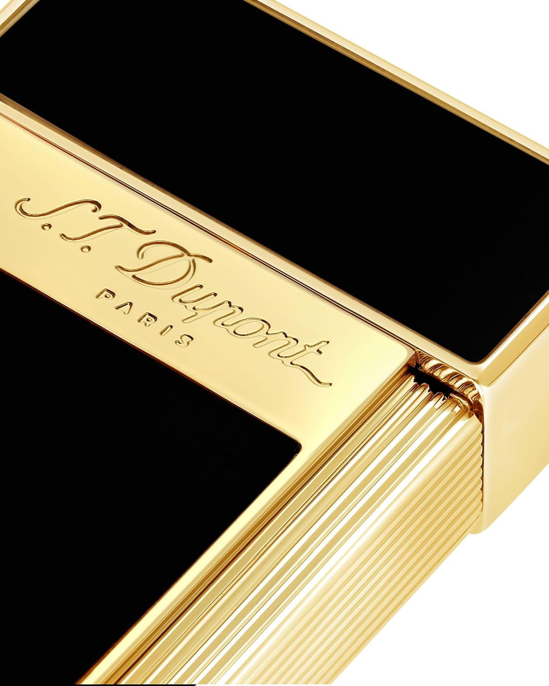S.T. Dupont 025002 Feuerzeug Big D schwarz/Gold
