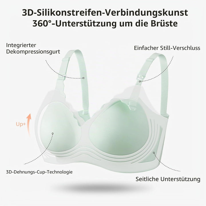 Dresime Schwangerschafts Still BH Nahtloser Still-BH Ohne Bügel Mutterschaft BH mit zusätzlichen BH-
