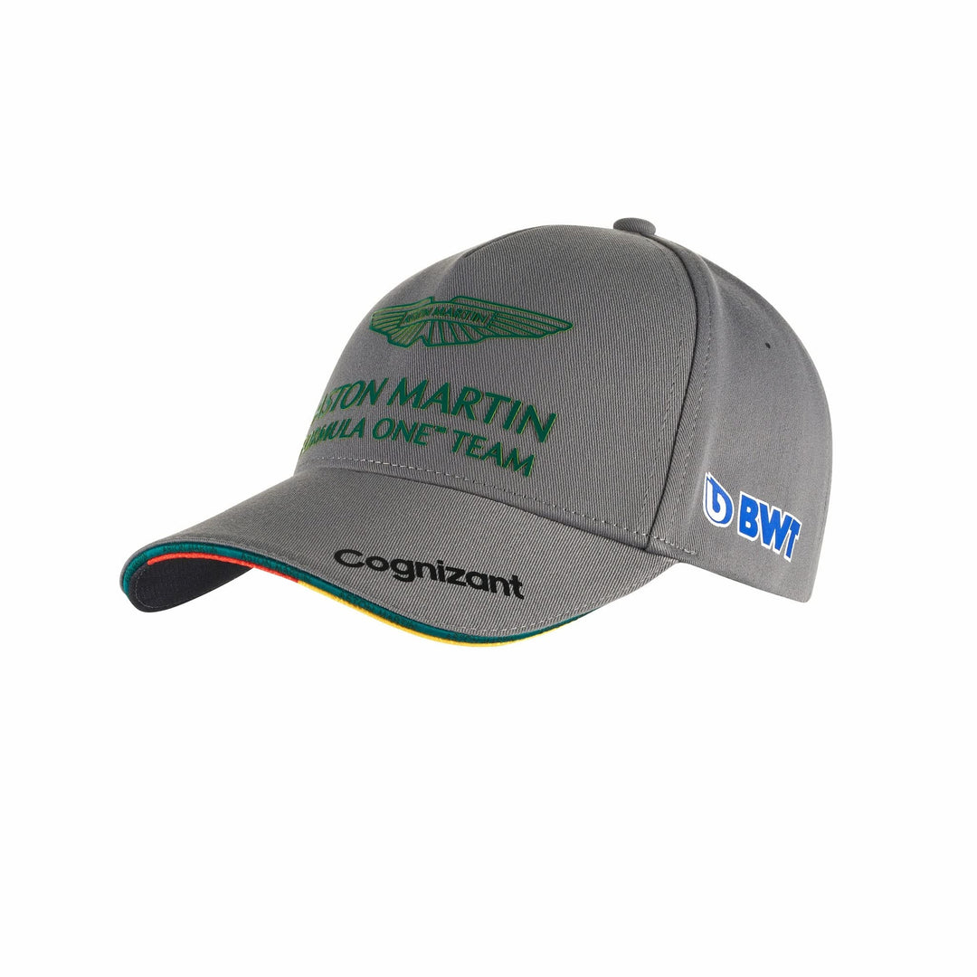 F1 Aston Martin Cognizant Team Sebastian Vettel Driver Cap Erwachsenengrösse, Grau