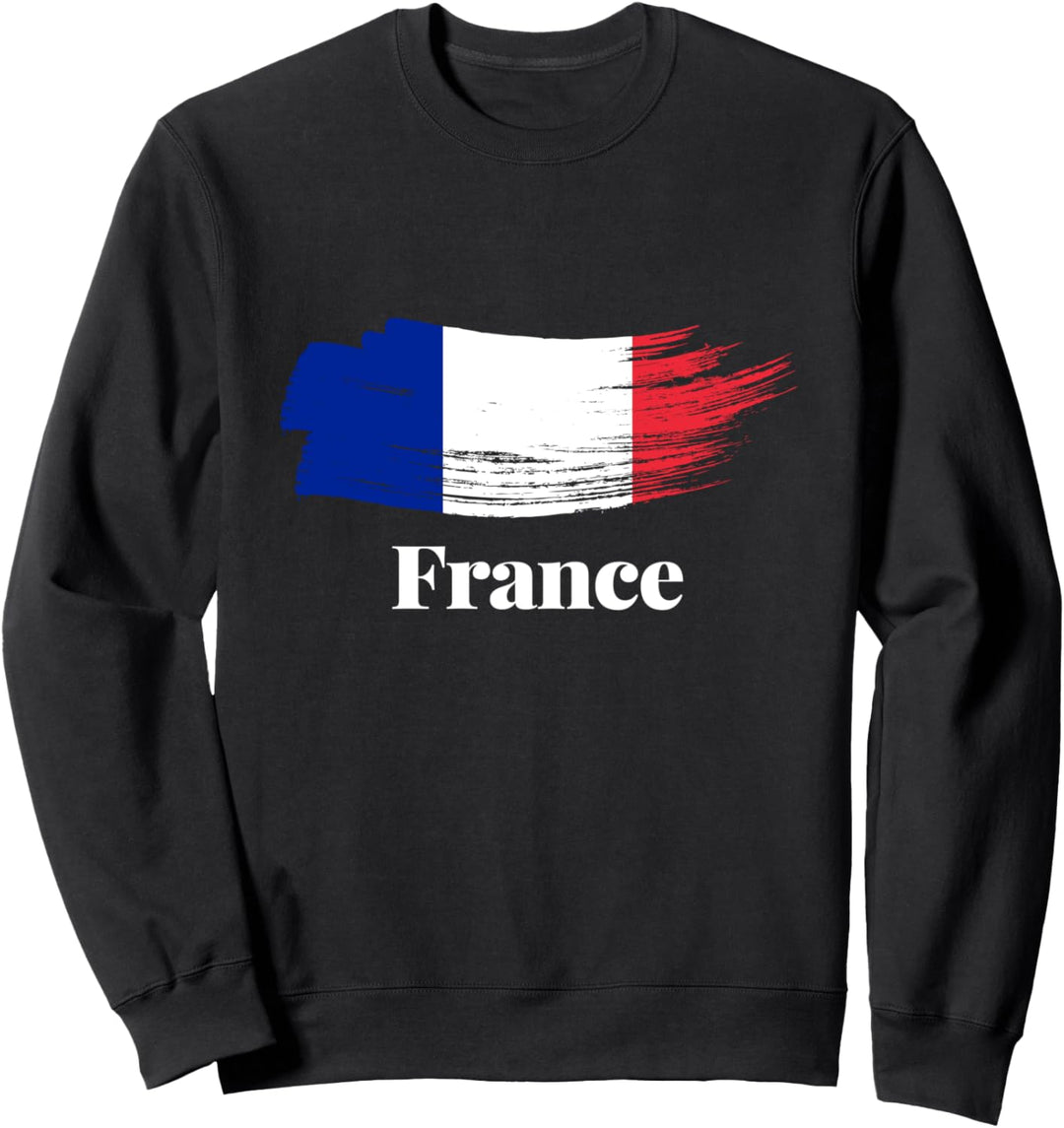 Cool France Flag Novelty Graphic Tees & Cool Designs Sweatshirt