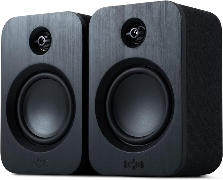 House of Marley Get Together Duo Bluetooth Lautsprecher Boxen Schwarz - Nachhaltig hergestellte Rega