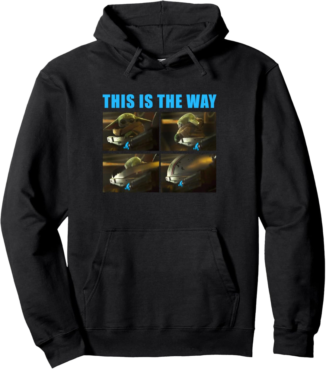 Star Wars: The Mandalorian The Child This Is The Way Panels Pullover Hoodie