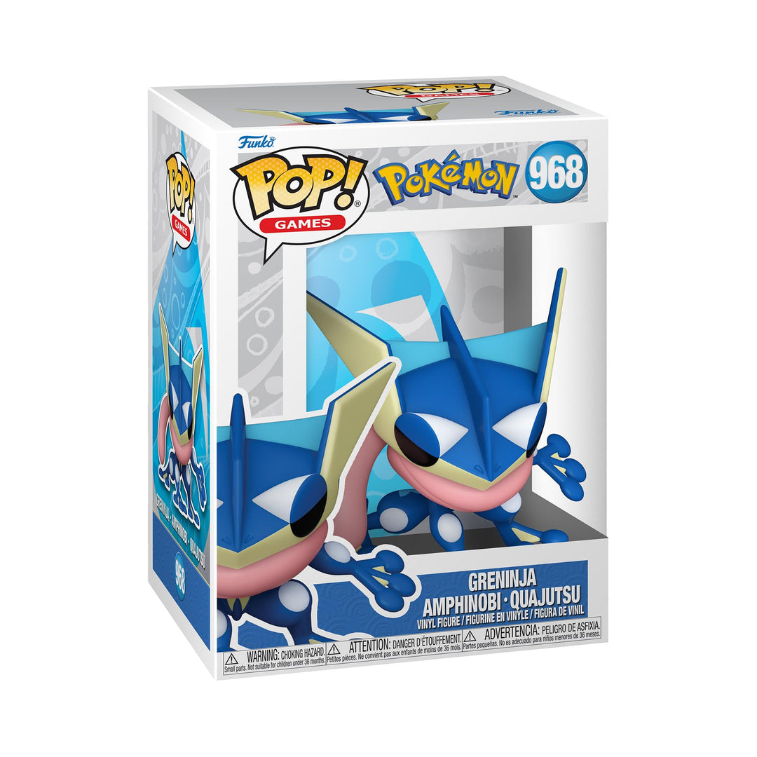 Funko POP! Games: Pokemon - Greninja - Quajutsu - Vinyl-Sammelfigur - Geschenkidee - Offizielle Hand