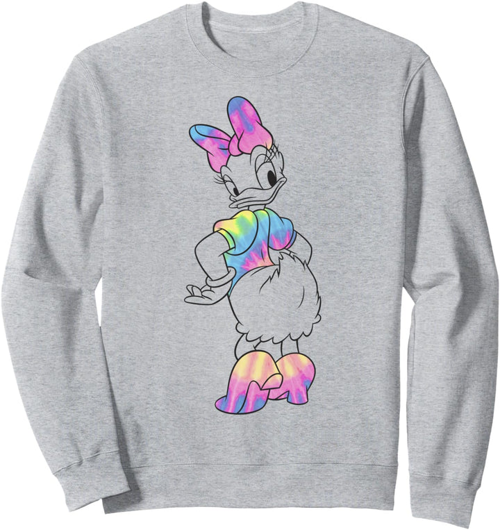 Disney Mickey And Friends Daisy Duck Tie Dye Sweatshirt