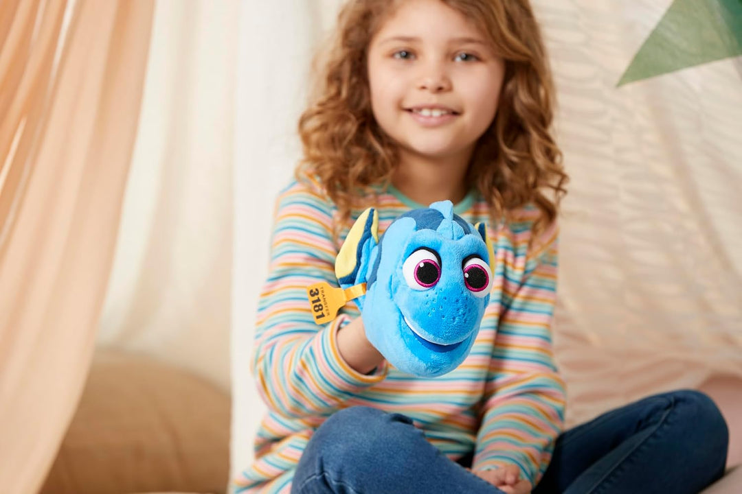 Disney Store Offizielles Dorie Kleines Kuscheltier, Findet Nemo, 32 cm, Plüschfigur mit Gestickten D