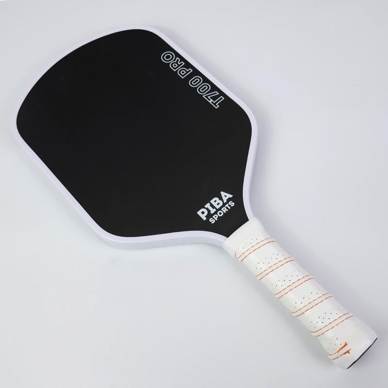 PRO Pickleball Schläger – T700 Carbon, 16mm Honeycomb, Angeraute Oberfläche für Top Spin, Verlängert