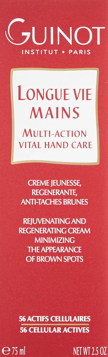 Guinot Longue Vie Mains Multi Action Vital Handpflege(Red Packaging), 1er Pack (1 x 75ml)