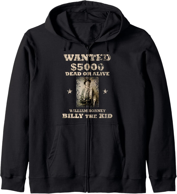 WILD WEST AMERICAN OUTLAW : Billy the Kid Kapuzenjacke