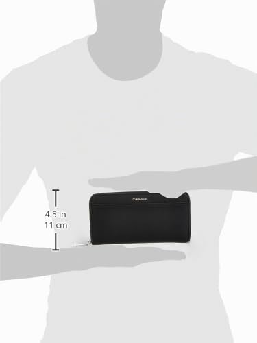 Calvin Klein Damen Must Lg Z/A Schlappe Geldbörsen, Ck Schwarz, Ck Schwarz