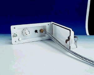 Reich Wassersteckdose mit Brause und Vormischer ohne Schloss weiss STANDARD Multicolor, STANDARD Mul