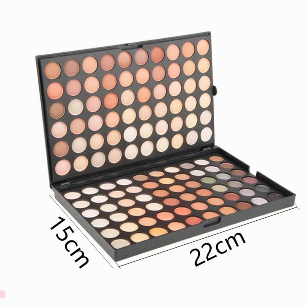 FantasyDay Profi 120 Farben Hochpigmentierte Warme Natürliche Matt Schminke Lidschatten Palette Make