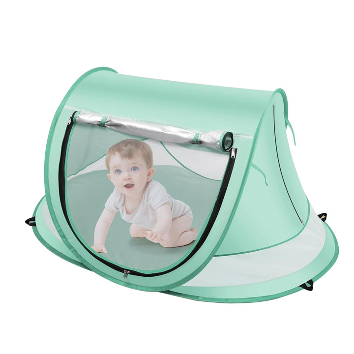 Strandmuschel, Tragbares Children Strandzelt, Popup Strandzelt, Kleinkinderkuppel, UV Schutz Popup Z