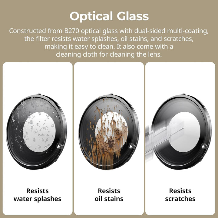 SMALLRIG Magnetischer VND-Filter ND2–ND32 für FUJIFILM X Half, Präzise stufenlose Einstellung von 1–
