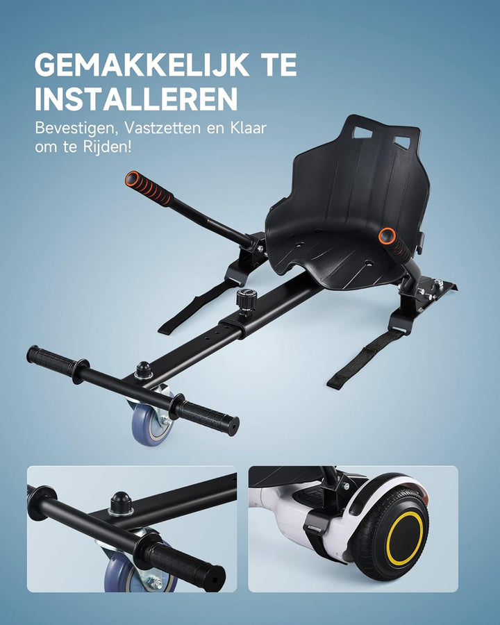 CO-Z Hoverboard Sitz Hoverkart Gokart Sitz für 6,5 Zoll 8,5 und 10 Zoll Hoverboards Sitzscooter Sitz