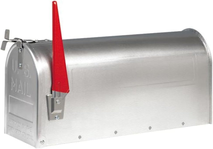 BURG-WÄCHTER U.S. Mailbox mit schwenkbarer Fahne, Stahlblech, 891 S +Briefkasten Pfosten, praktische