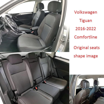 Easeadd Custom Sitzbezüge für VW Tiguan 2 2016 2017 2018 2019 2020 2021 2022 2023 für Life,Join,Soun