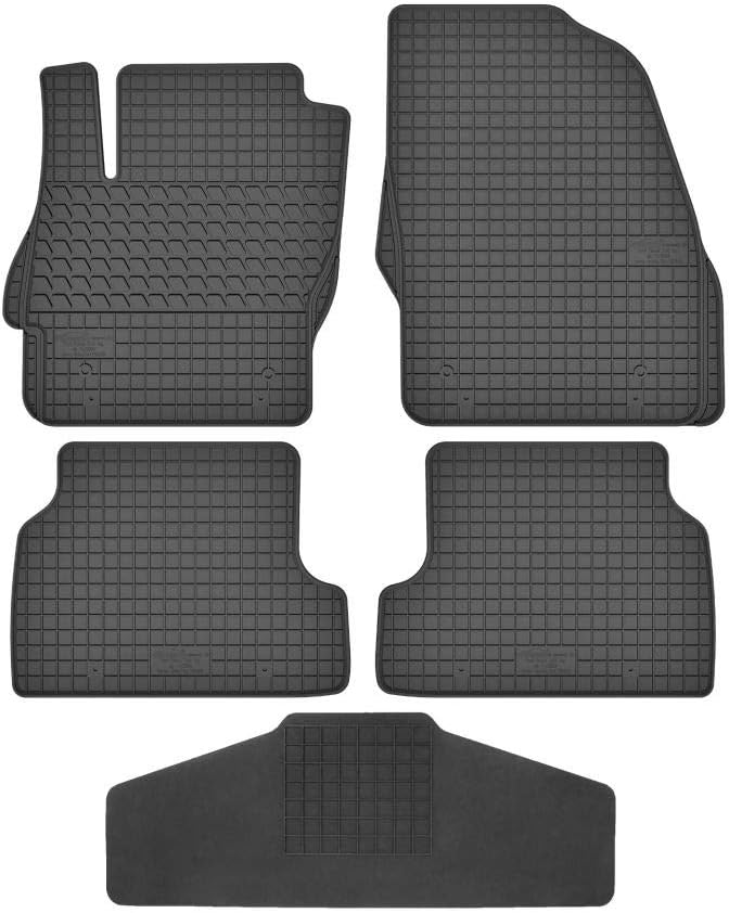 Fussmatten Vorne, Hinten + Tunnel Matte 5er Set für Ford Focus 2 MK2 2004-2011 / auch für X-Road RS