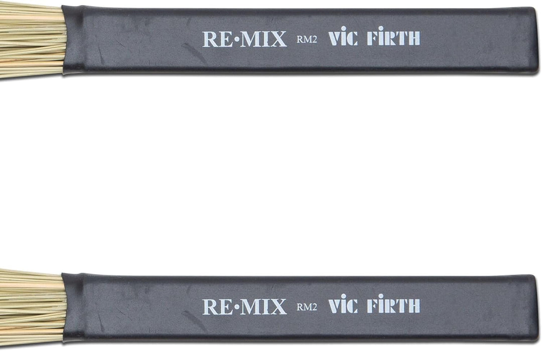 Vic Firth REˑMIX Brushes - African Grass - Medium Soft RM2 - Afrikanisches Gras, RM2 - Afrikanisches