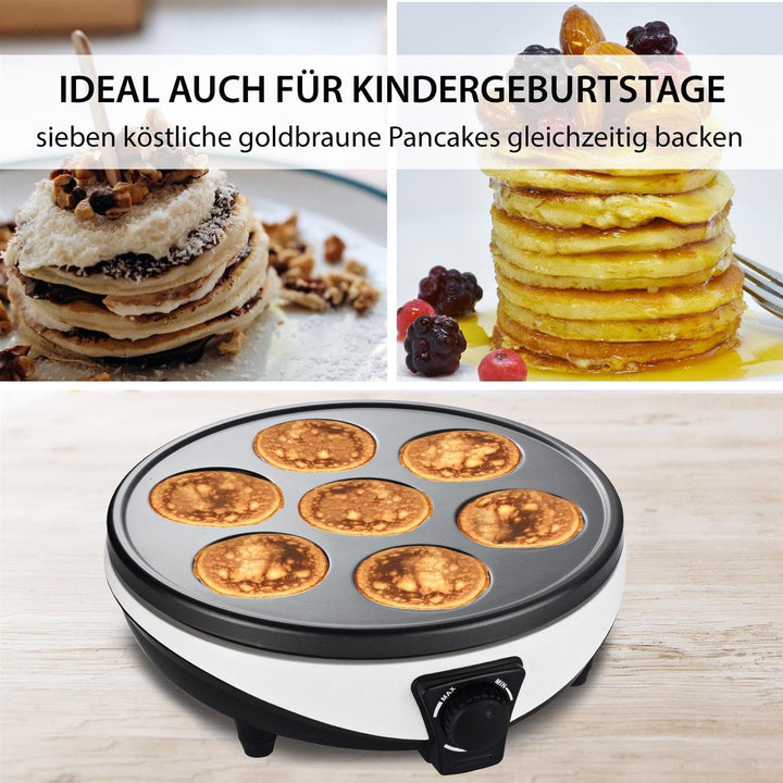 Syntrox Germany 3in1 Crepes Maker | Kontaktgrill | Pancake Maker Zephir, viele Anwendungsmöglichkeit
